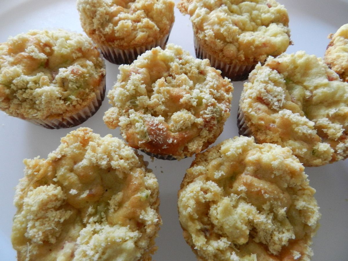 Crumb cake muffins jambonpoireau Le blog de
