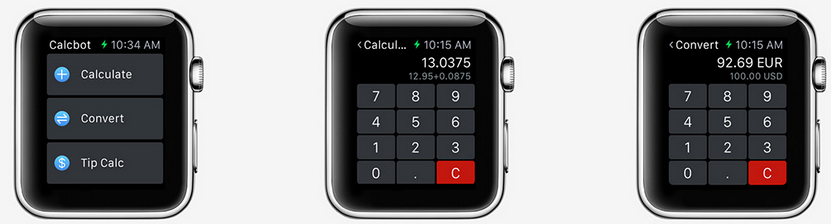 apple watch app - calcbot