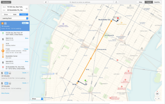 Apple OS X El Capitan preview: Better Spaces, transit maps and more
