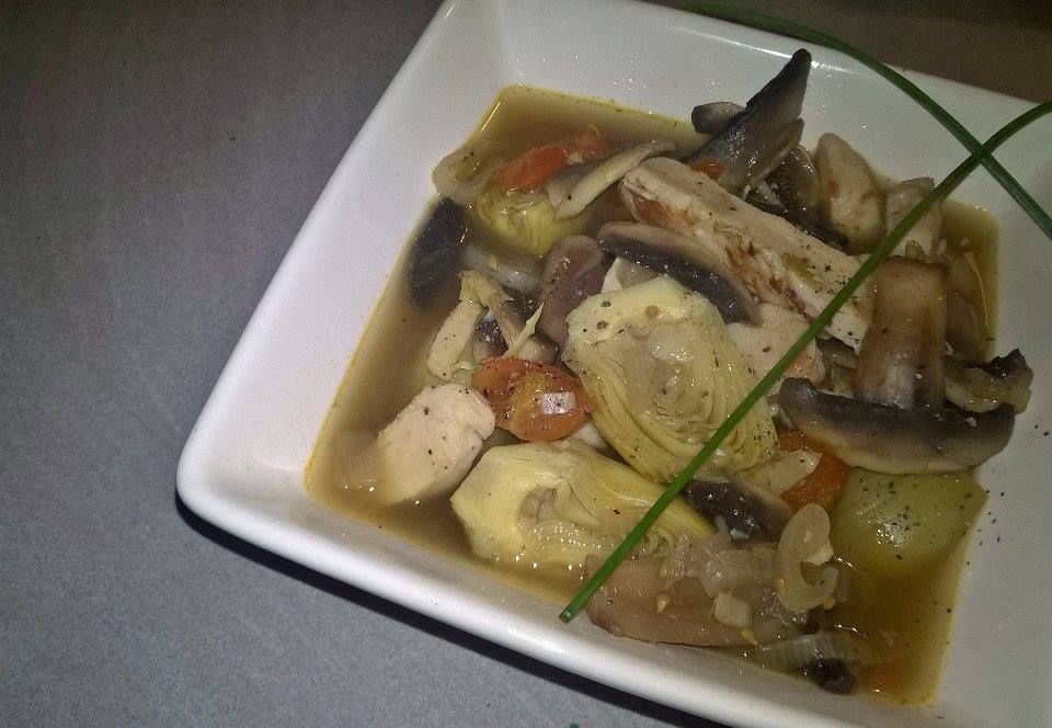bouillon de poulet et ses légumes (52 calories/100g) les recettes diététiques de Nick