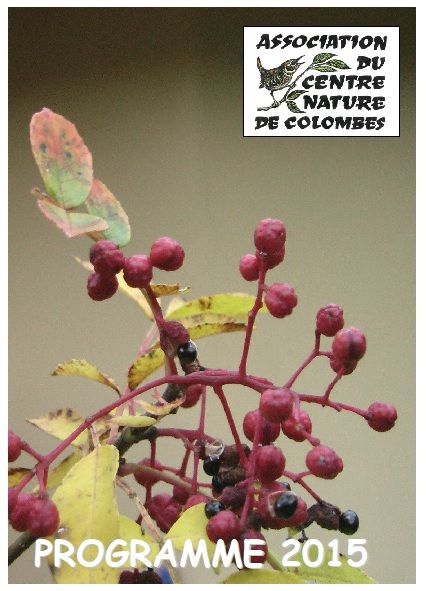 Programme Septembre 2015 Association du Centre Nature