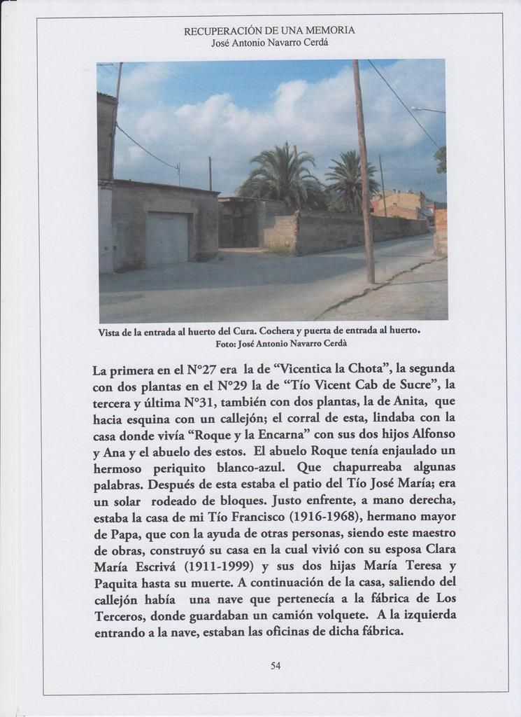 RECUPERACIÓN DE UNA MEMORIA -Capitulo 4- 2005-2006