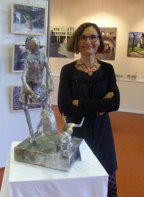 Photos prises lors du vernissage de l'exposition "Nativelle'Art" à Longjumeau  - Michèle S.