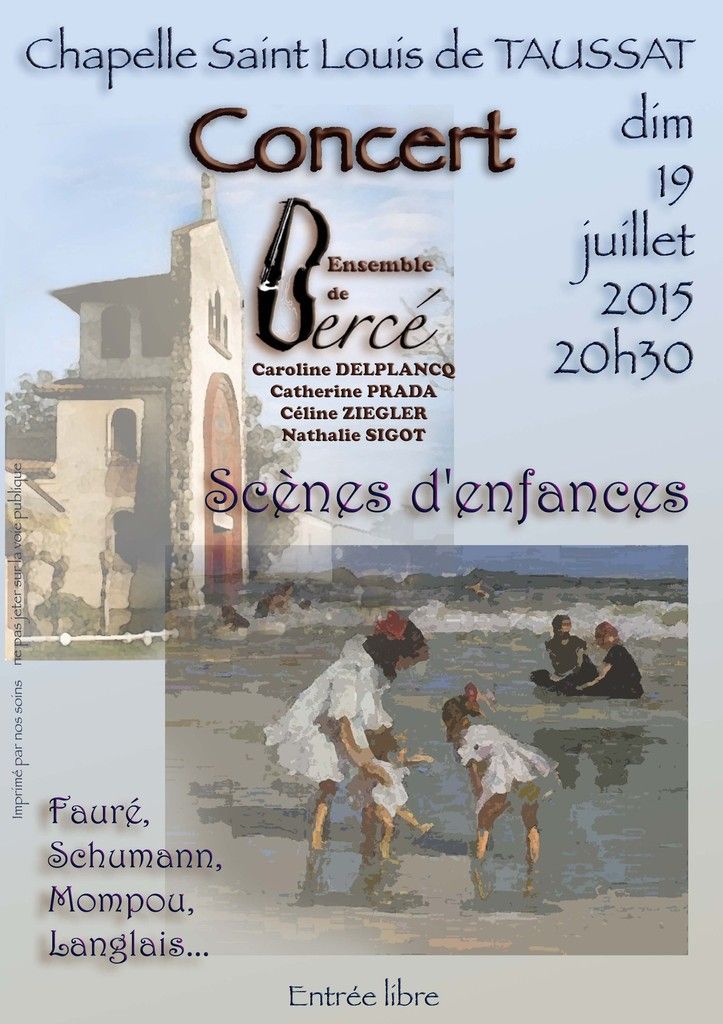 Affiche du concert de Taussat