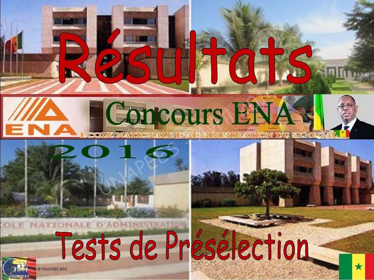 Résultats des tests de présélection du concours direct de l'ENA Cycles A et B