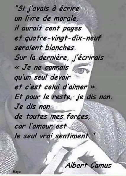 Albert Camus - 34 citations en images
