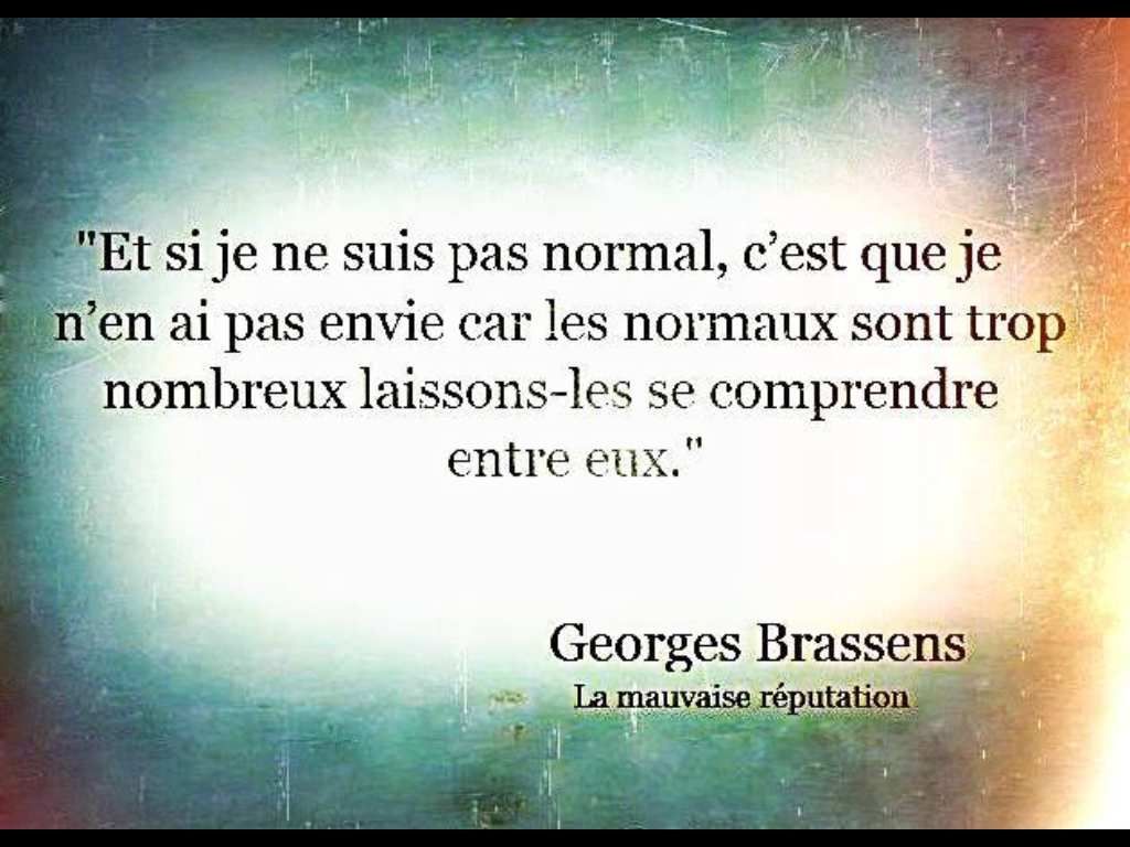 Georges Brassens La Vache Rose