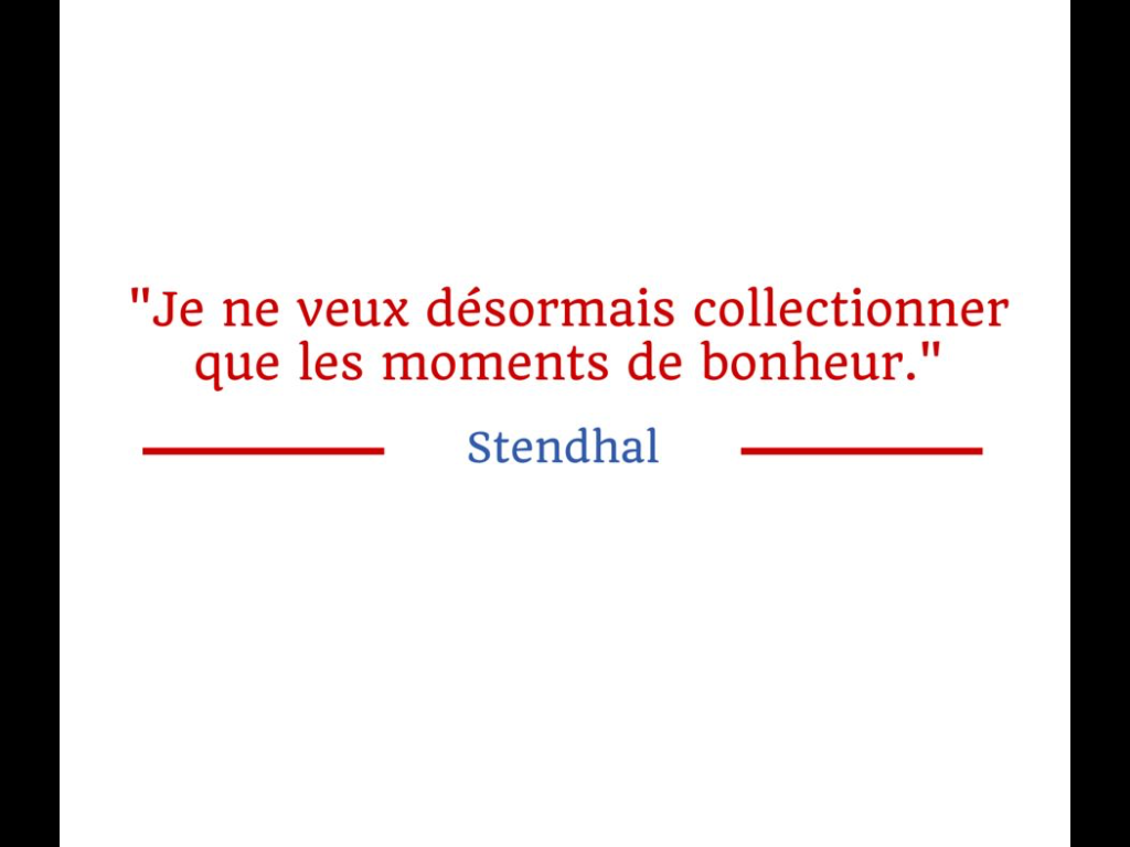 Stendhal 5 Citations La Vache Rose