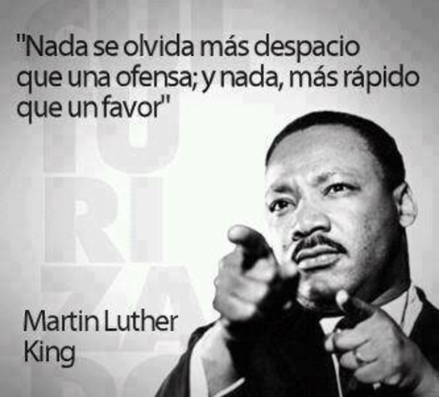 Resultado de imagen para las frases de martin luther king