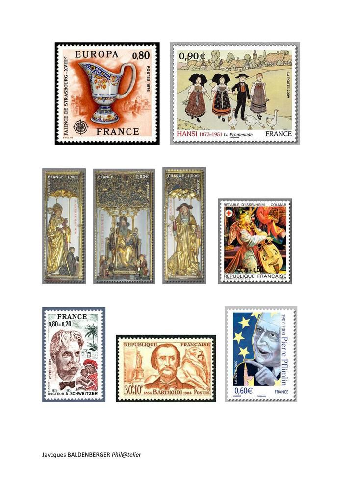 L'Alsace se raconte en timbres-poste