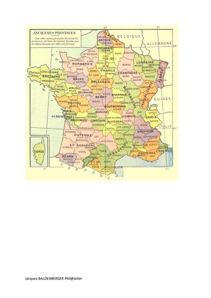 Blasons des 36 provinces du royaume de France
