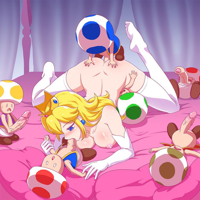 Toads X Princess Peach Nintendo Hentai