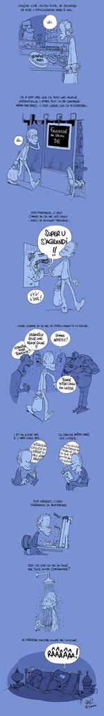 orthographe et tête en l'air