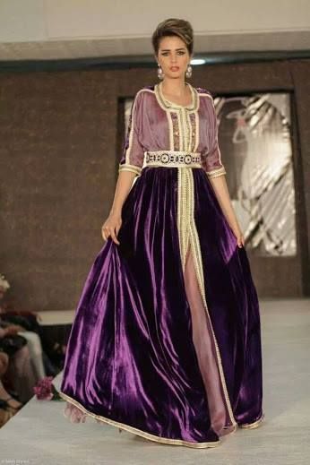 Velour mauve Marocaines du Monde