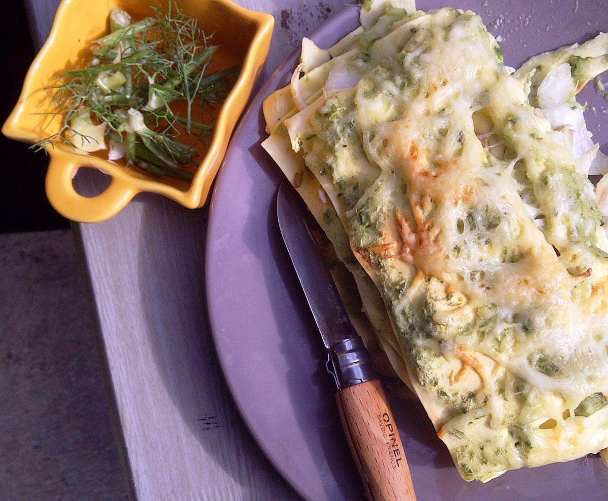 Lasagne à la crème de concombre - La cuisine de Sabichouette