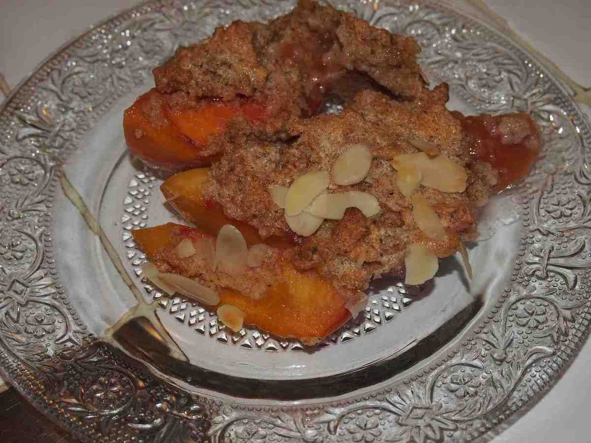 Gratin de nectarines aux amaretti Figue & Sardine