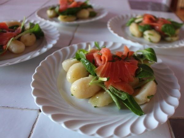 gravlax de saumon fumé