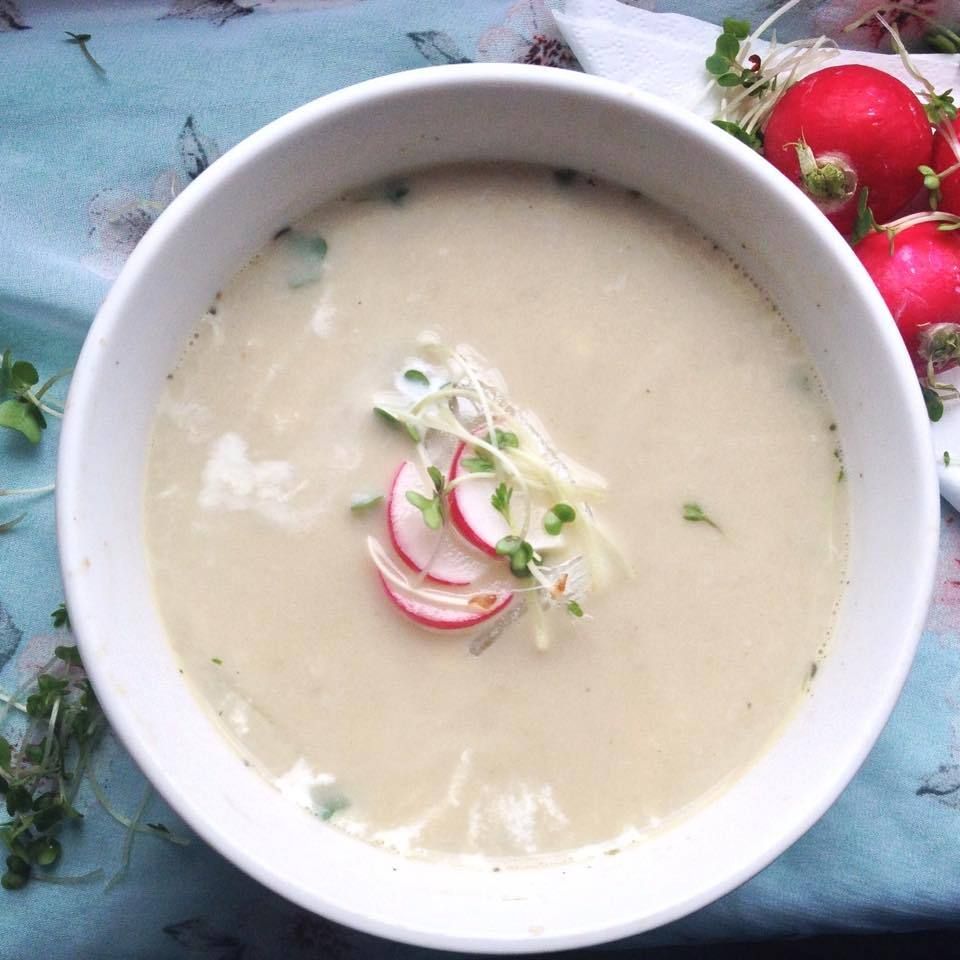 Cream of Radish Soup SouperWoman's Soups