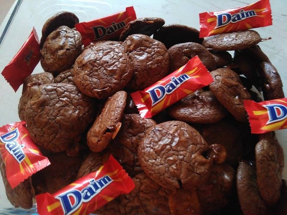 Cookies Brownies Aux Daims Manon Cooking