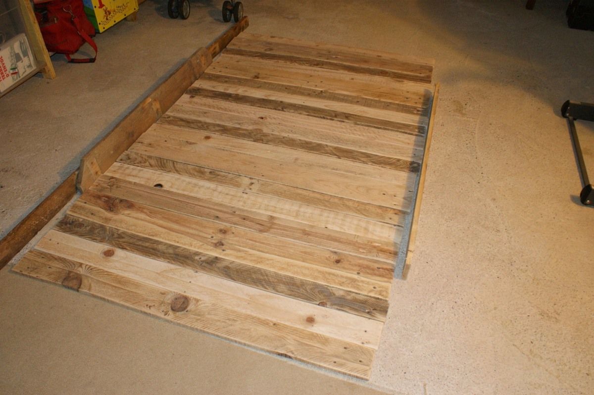Tête de lit en bois de palette petites bricoles en bois et cie