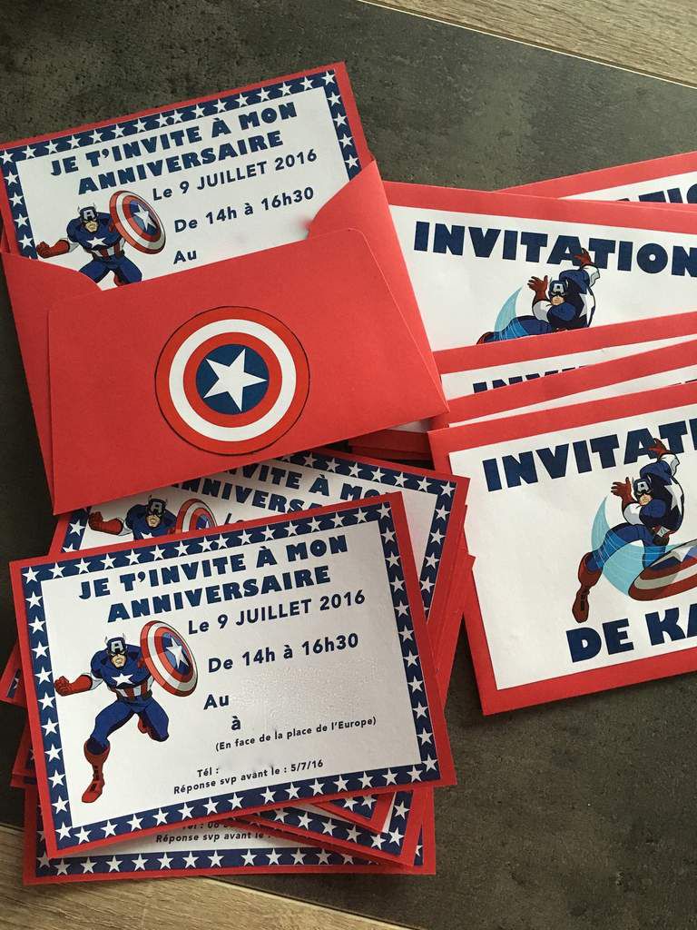 Un anniversaire Avengers pour les 6 ans de mon garçon