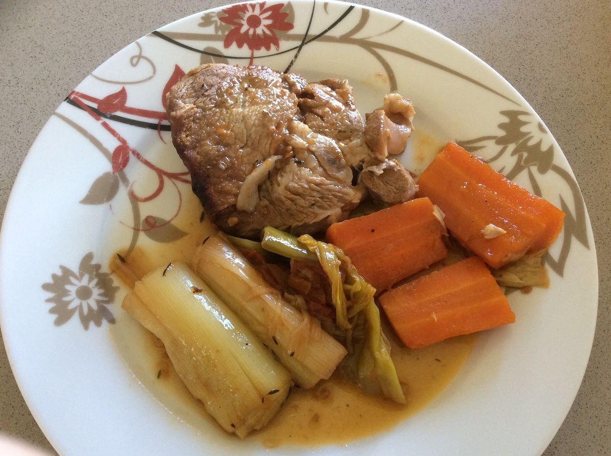 Le rôti de porc aux poireaux de cricri - La gourmandise n ...
