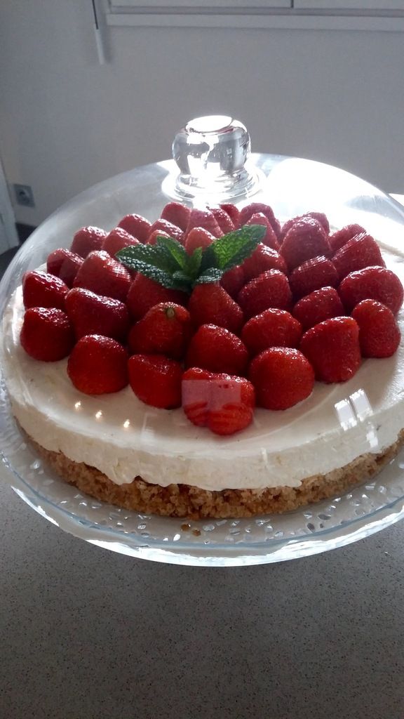 Cheese cake aux fraises