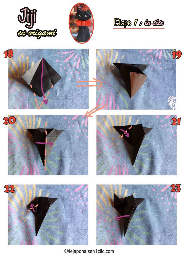 #origami #jiji #ghibli #kikilapetitesorciere #leblogdeippikicat