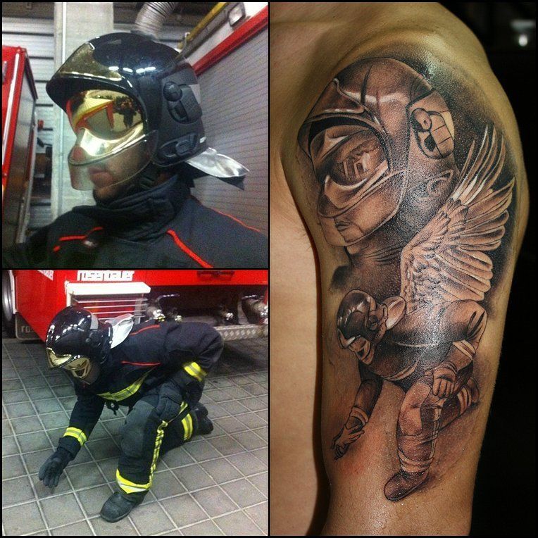 TATTOO AND THE FIRE RESCUE !
