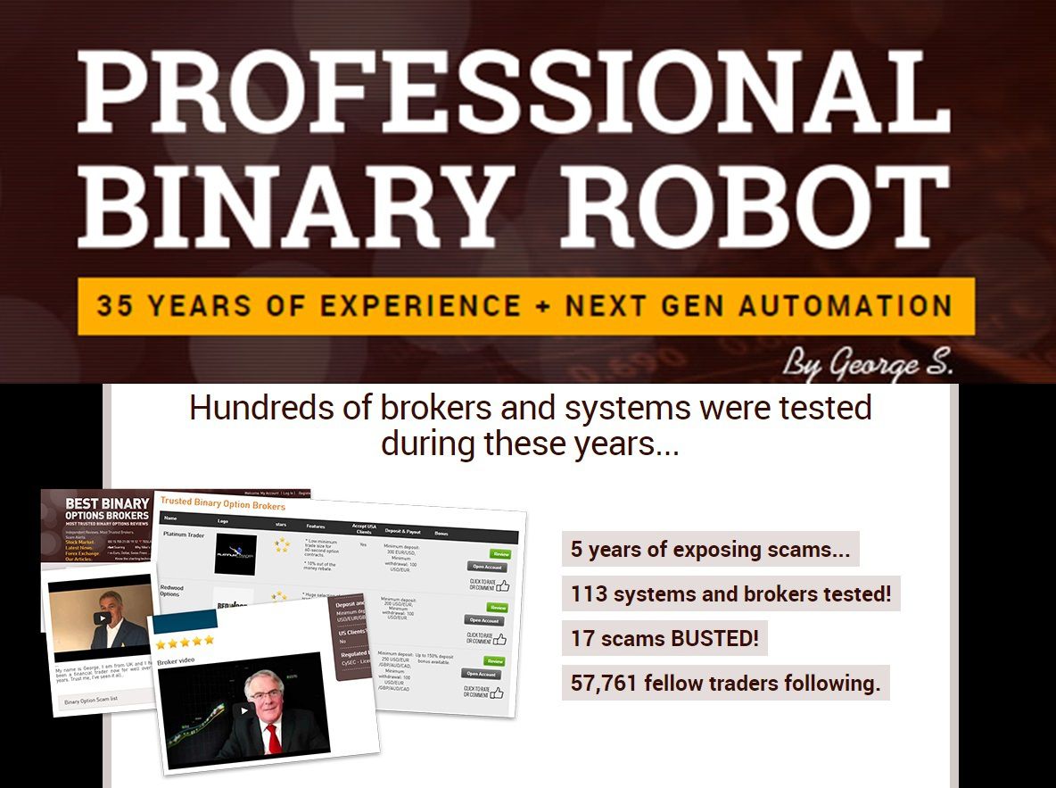 Professional binary option robot