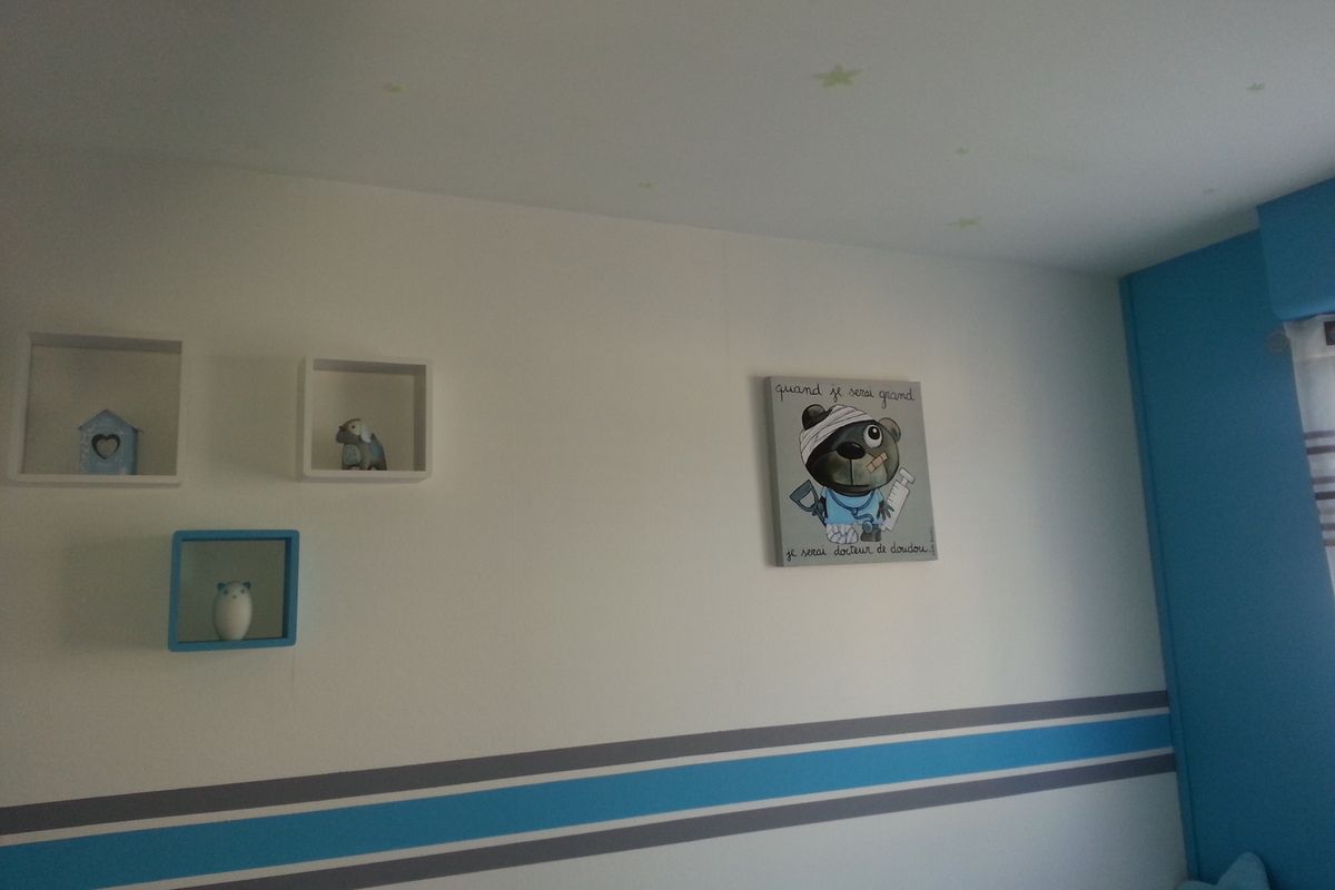 Ambiance pour une chambre d'enfant d brouille de maman