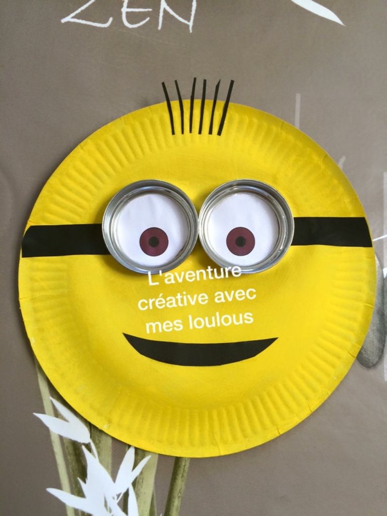 Masque de Minion - L'aventure créative avec mes loulous