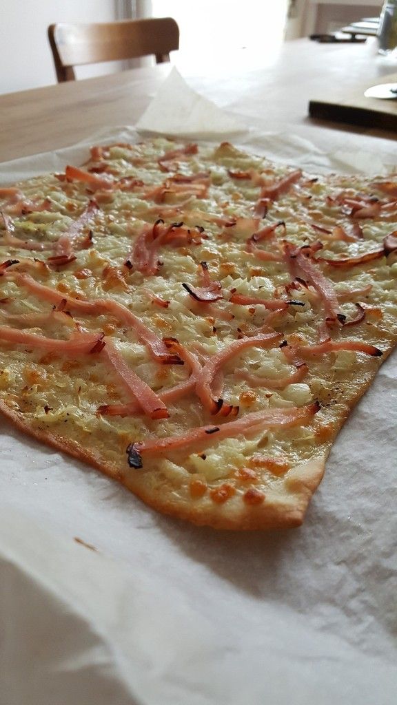 Flammekueche à ma façon au thermomix - Les recettes Flammekueche à ma façon au thermomix - Les recettes