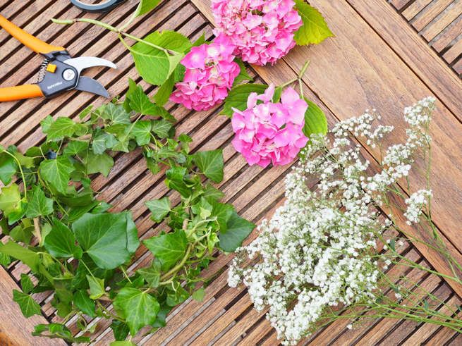 DIY : couronne de fleurs 