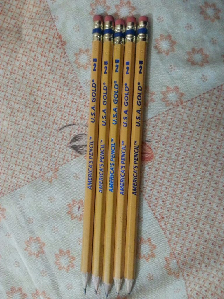 Write Dudes USA Gold Premium Cedar No. 2 Pre-Sharpened Pencils 12