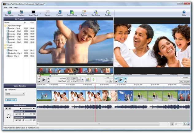 NCH VideoPad Video Editor Professional 4.40 + crack