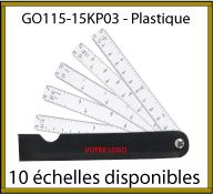 CUTCH de poche professionnel 10 échelles - GO115-15KP03
