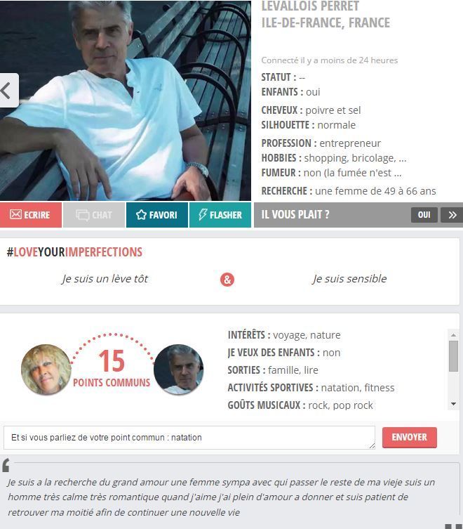ecrire pour une rencontre