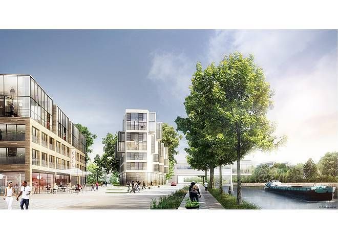 La Vie sur L'Ile Saint-Denis, Le futur écoquartier fluvial à L'Ile-Saint-Denis © Philippon – Kalt architectes urbanistes