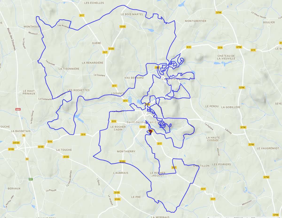 Rando de Saint Germain en Cogles VTT 35 _ Baie du Mont SaintMichel