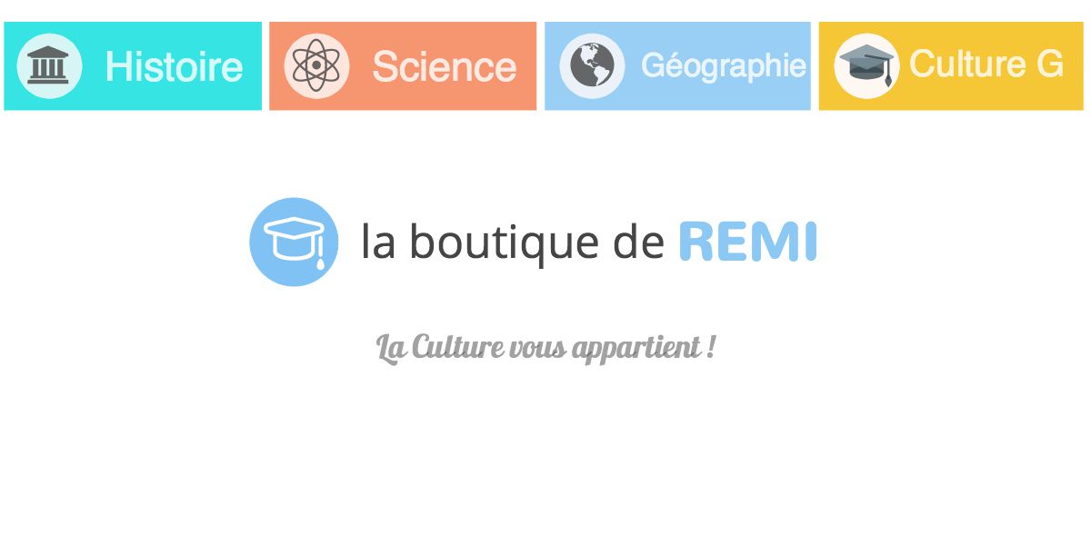 La Culture EN Générale avec La Boutique de Rémi