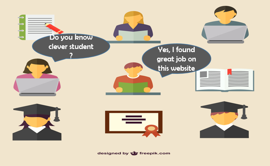 clever student Job étudiant