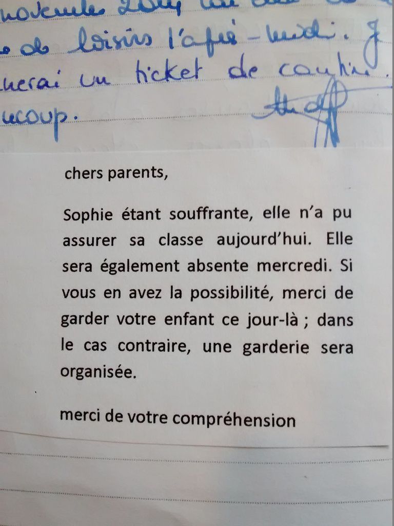 exemple de courrier pour un rendez vous avec la maitresse