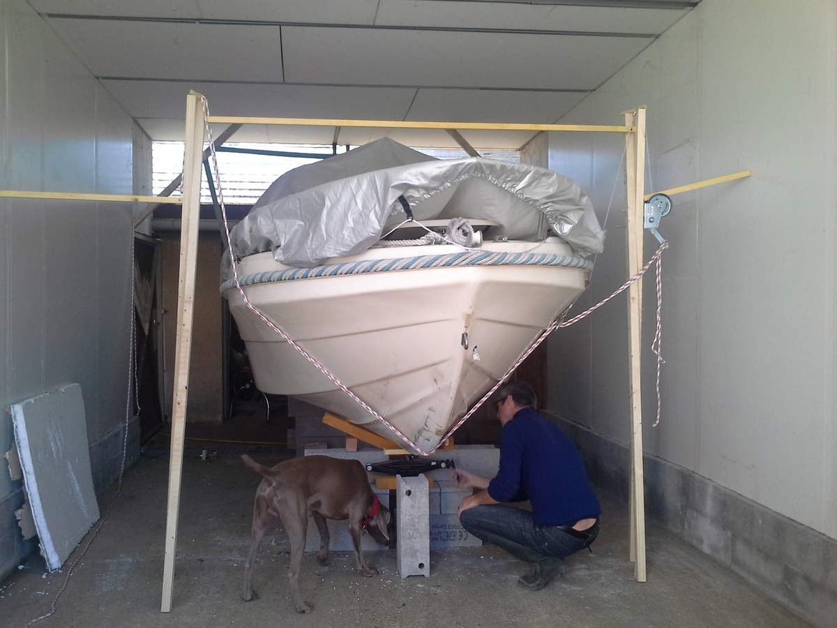 4 Mettre Le Navire Sur Cale Je Repeinds Mon Bateau