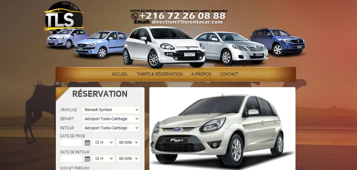 TLS rent car Location de voitures en Tunisie informations, annonces
