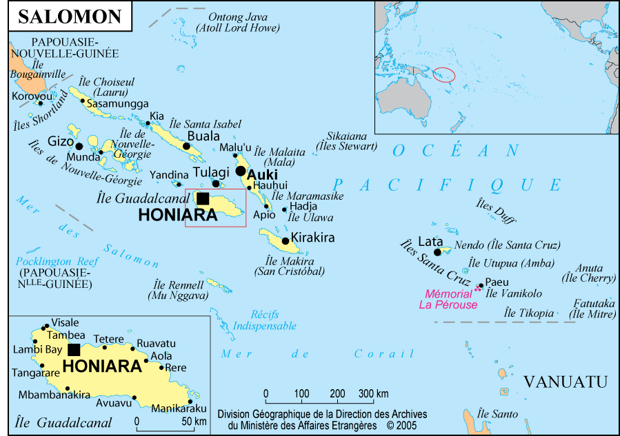 Îles SALOMON - Une semaine un pays