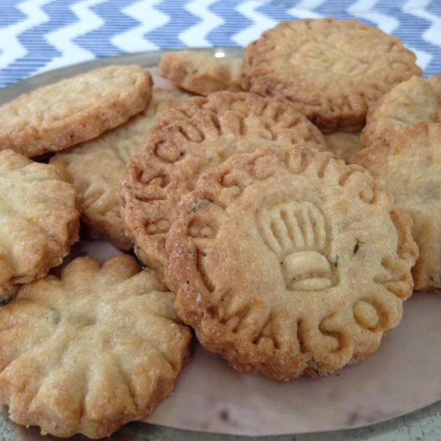 Biscuits au citron et au thym