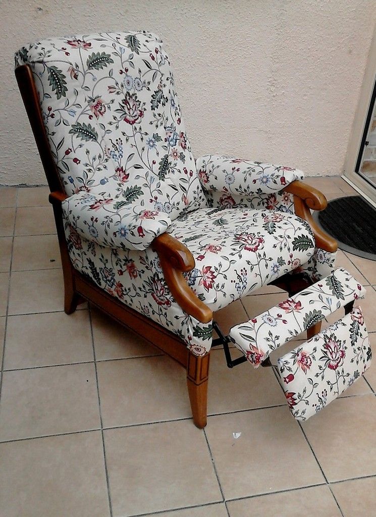 Fauteuil relax ancien - La Caresse du Bois