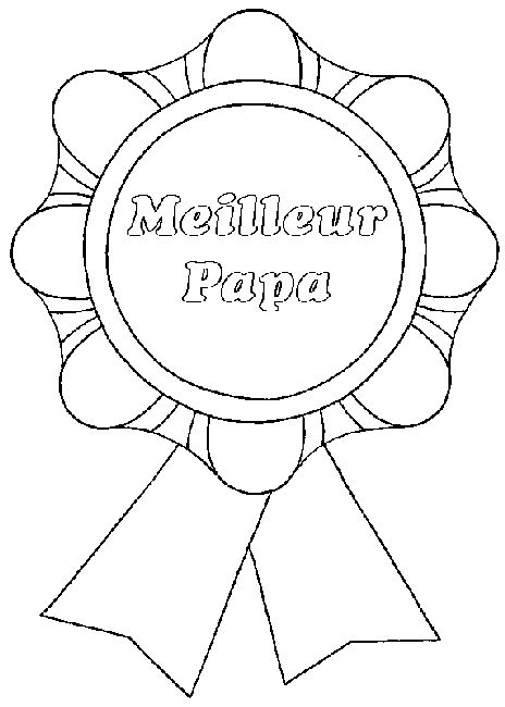 Nos médailles pour des supers papas