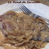 Echines de porc aux échalottes & sa sauce au Martini
